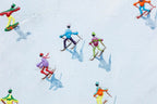 Ski Day - Original - SOLD by artist Paola Cassais - Wyecliffe Galleries
