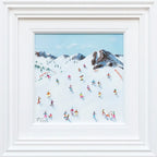 Ski Day - Original - SOLD by artist Paola Cassais - Wyecliffe Galleries