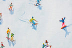 Ski Like There's No Tomorrow - Original - SOLD by artist Paola Cassais - Wyecliffe Galleries