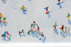 Ski Like There's No Tomorrow - Original - SOLD by artist Paola Cassais - Wyecliffe Galleries