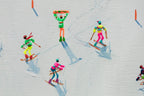 Skiing Is My Happy Place - Original by artist Paola Cassais - Wyecliffe Galleries