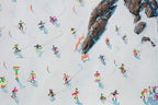 Skiing Is My Happy Place - Original by artist Paola Cassais - Wyecliffe Galleries