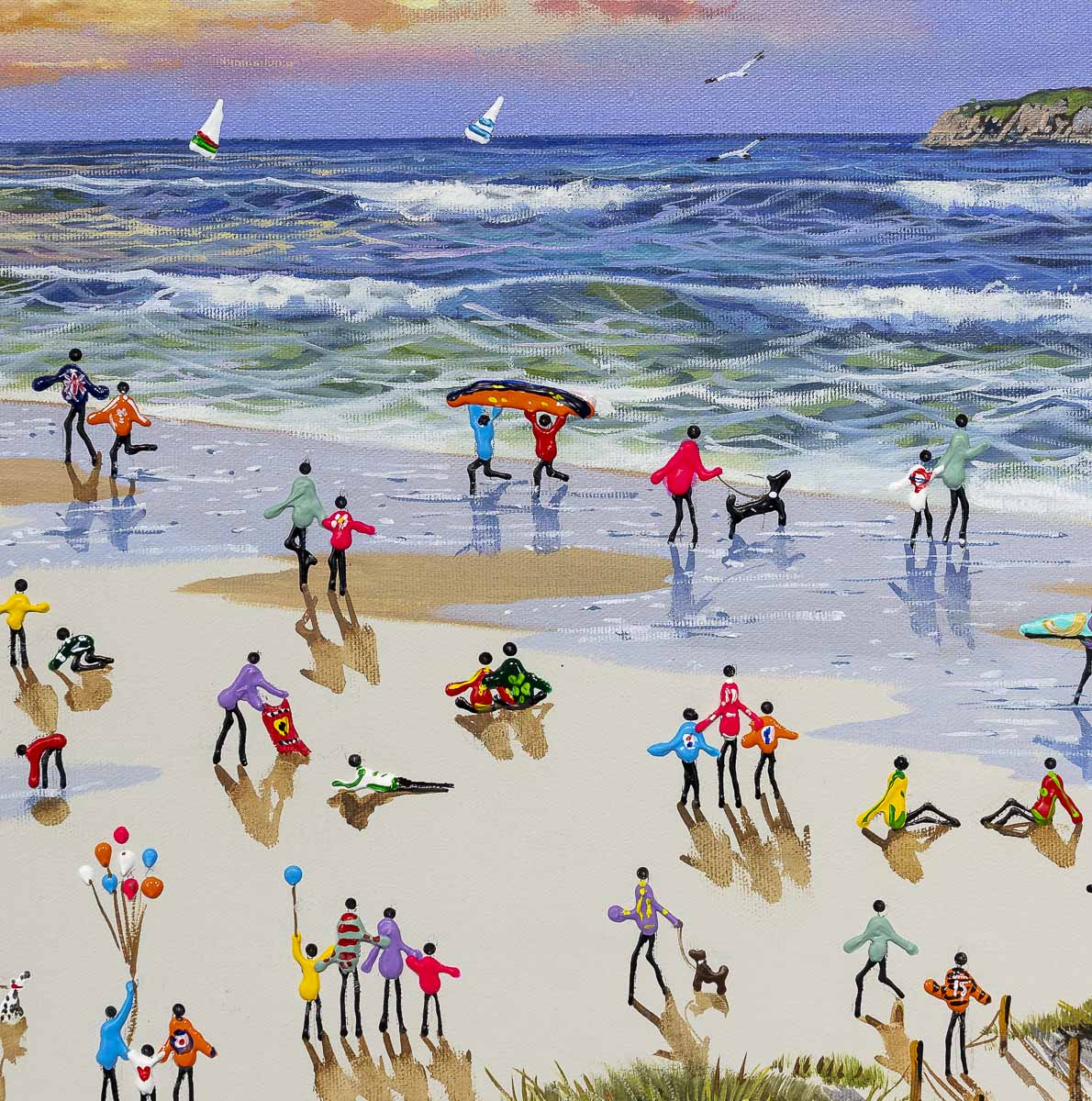 Summer Surfing - Original - SOLD Paola Cassais Original