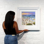 Summer Surfing - Original - SOLD by artist Paola Cassais - Wyecliffe Galleries