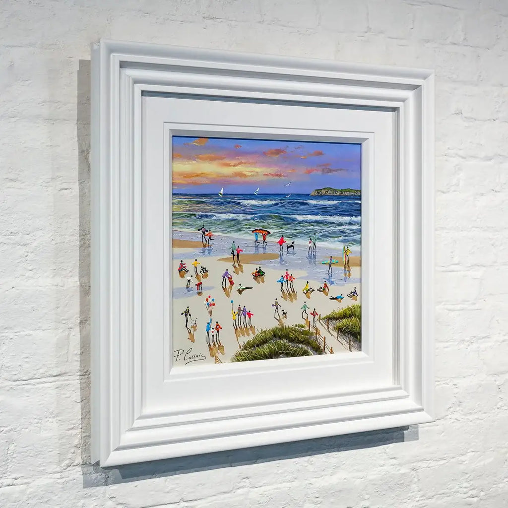 Summer Surfing - Original - SOLD by artist Paola Cassais - Wyecliffe Galleries