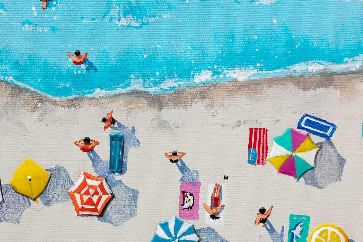 Summertime Bliss - Original - SOLD by artist Paola Cassais - Wyecliffe Galleries