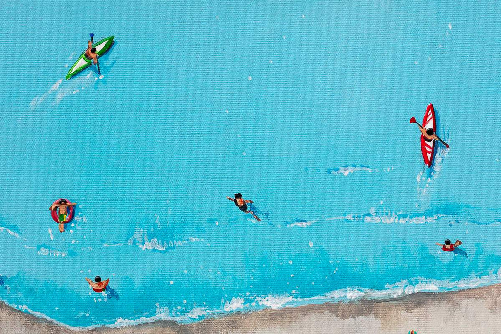 Summertime Bliss - Original - SOLD by artist Paola Cassais - Wyecliffe Galleries