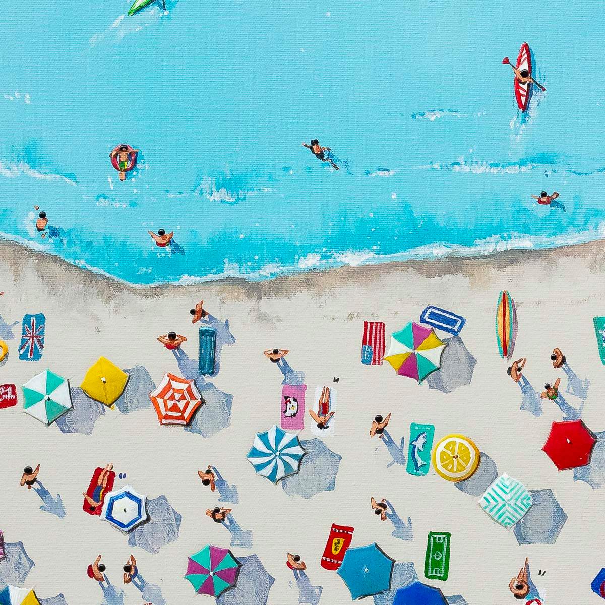 Summertime Bliss - Original - SOLD by artist Paola Cassais - Wyecliffe Galleries