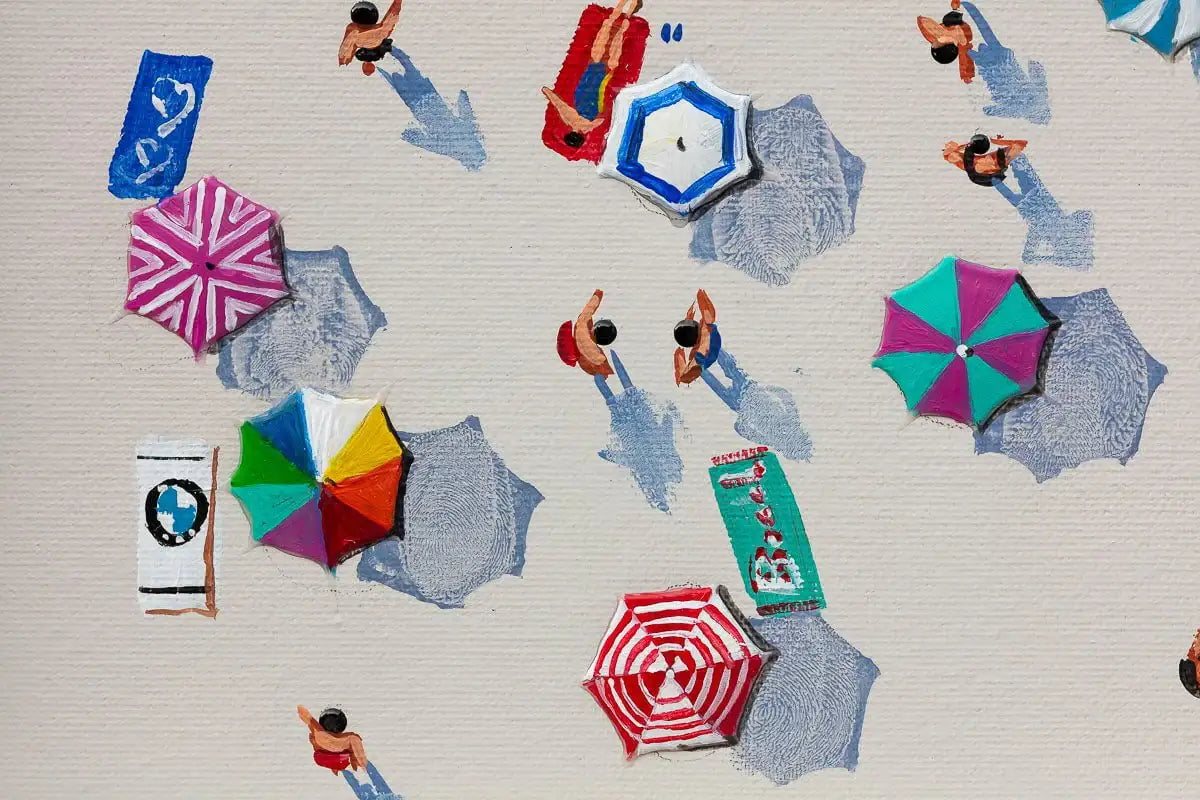 Summertime Bliss - Original - SOLD by artist Paola Cassais - Wyecliffe Galleries