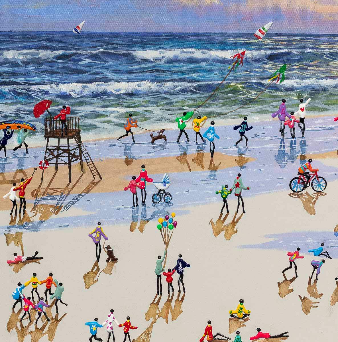 Sun-Kissed Summer - Original - SOLD by artist Paola Cassais - Wyecliffe Galleries