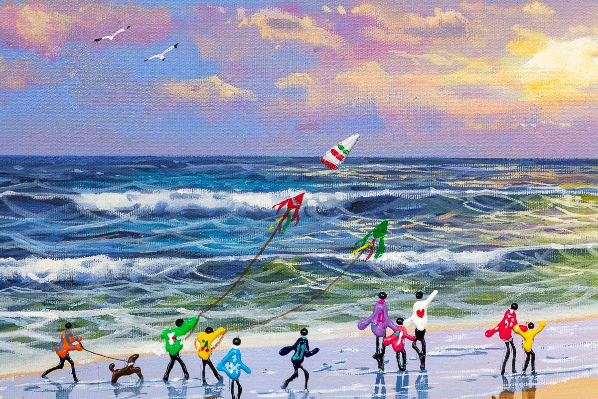 Sun-Kissed Summer - Original - SOLD by artist Paola Cassais - Wyecliffe Galleries