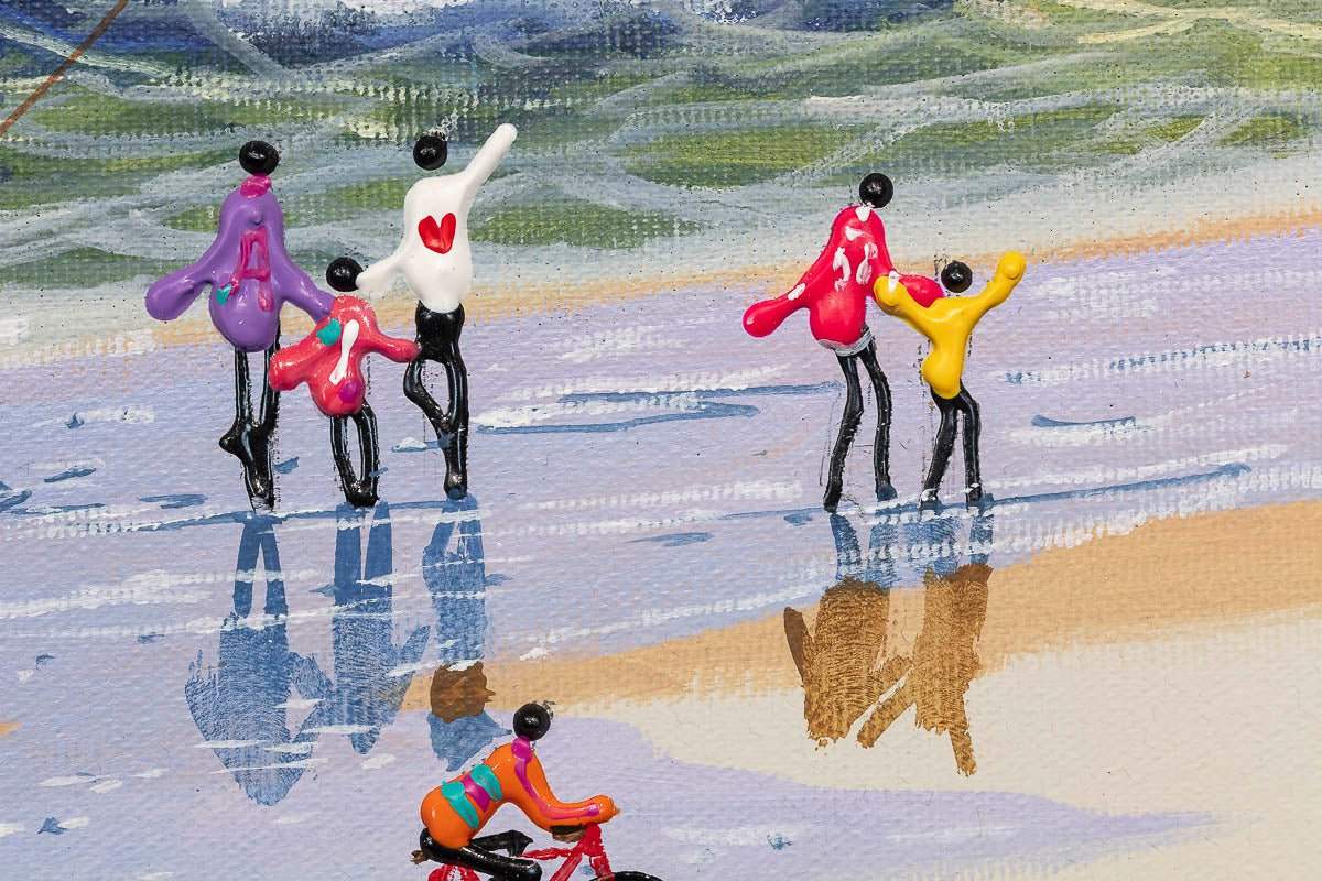 Sun-Kissed Summer - Original - SOLD by artist Paola Cassais - Wyecliffe Galleries