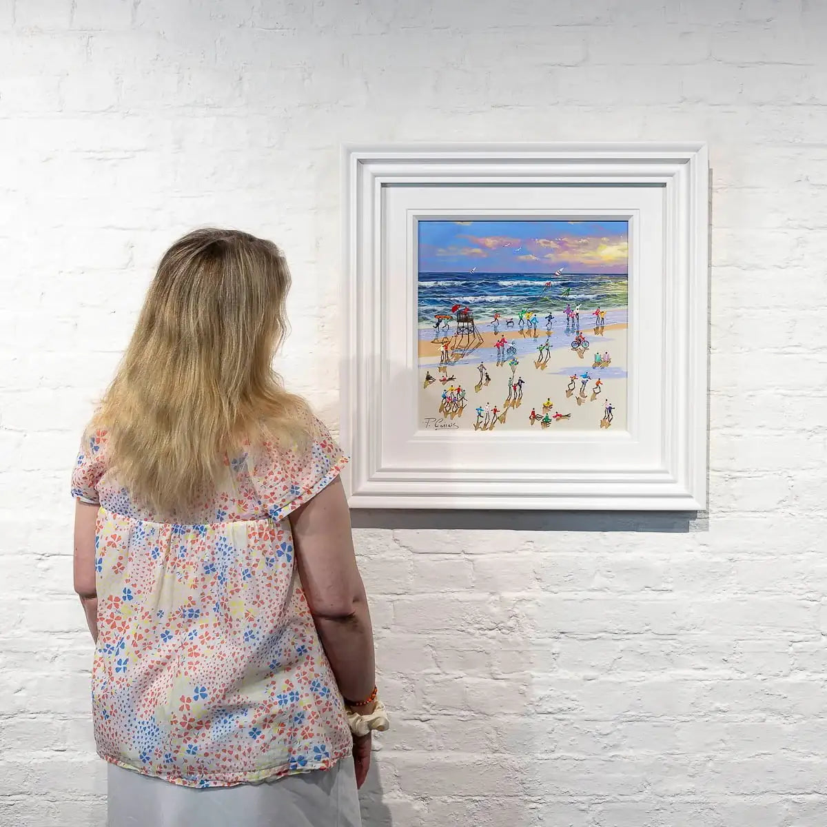 Sun-Kissed Summer - Original - SOLD by artist Paola Cassais - Wyecliffe Galleries