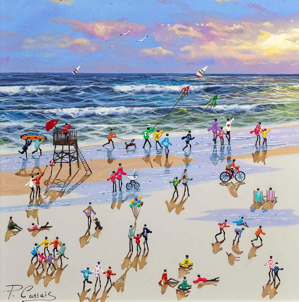 Sun-Kissed Summer - Original - SOLD by artist Paola Cassais - Wyecliffe Galleries