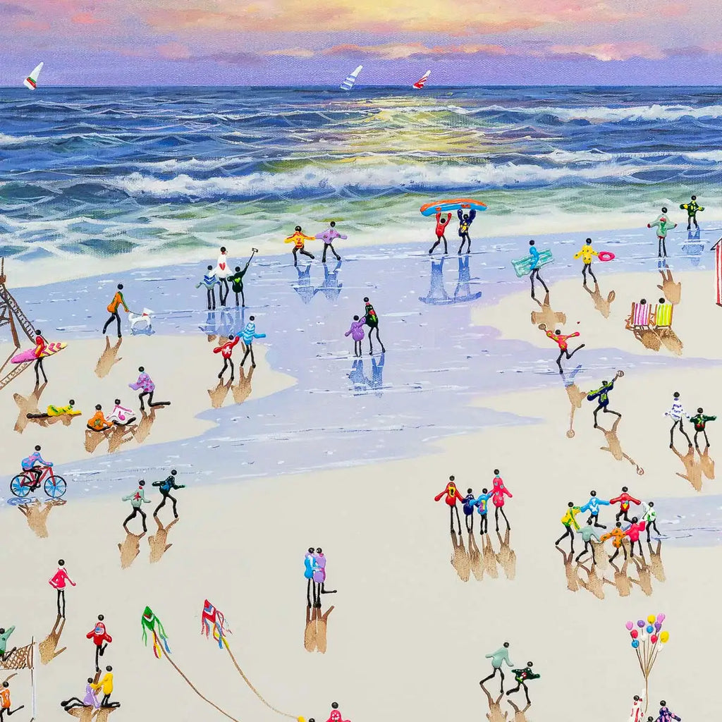 Sunset Vibes - Original - SOLD by artist Paola Cassais - Wyecliffe Galleries