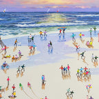 Sunset Vibes - Original - SOLD by artist Paola Cassais - Wyecliffe Galleries