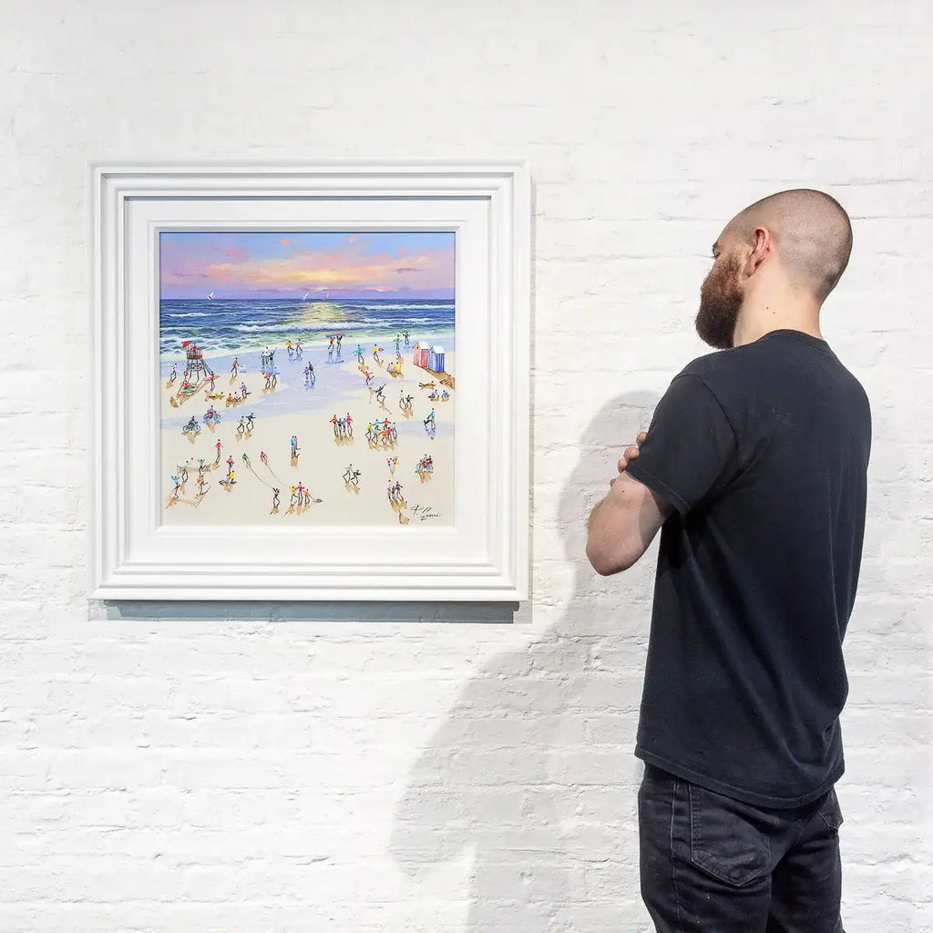 Sunset Vibes - Original - SOLD by artist Paola Cassais - Wyecliffe Galleries