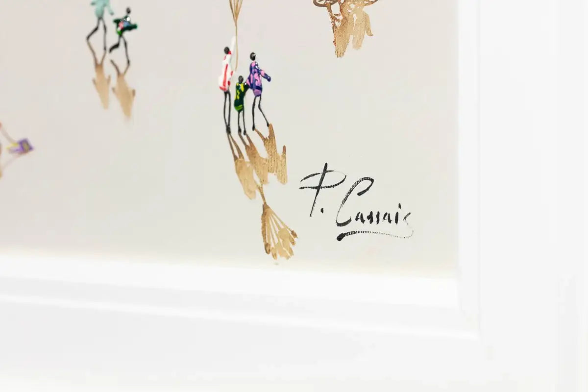 Sunset Vibes - Original - SOLD by artist Paola Cassais - Wyecliffe Galleries