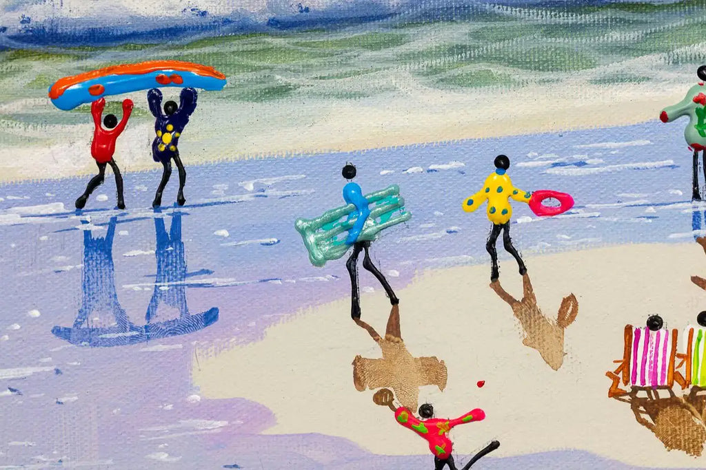 Sunset Vibes - Original - SOLD by artist Paola Cassais - Wyecliffe Galleries