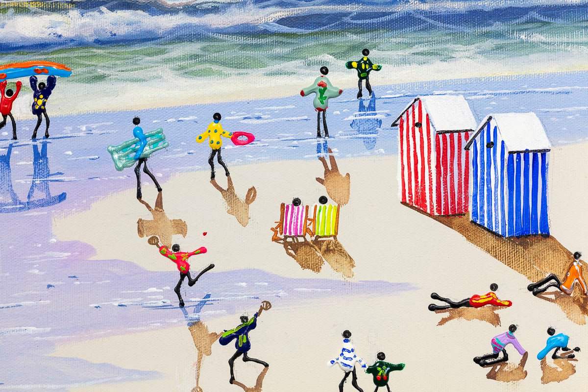 Sunset Vibes - Original - SOLD by artist Paola Cassais - Wyecliffe Galleries