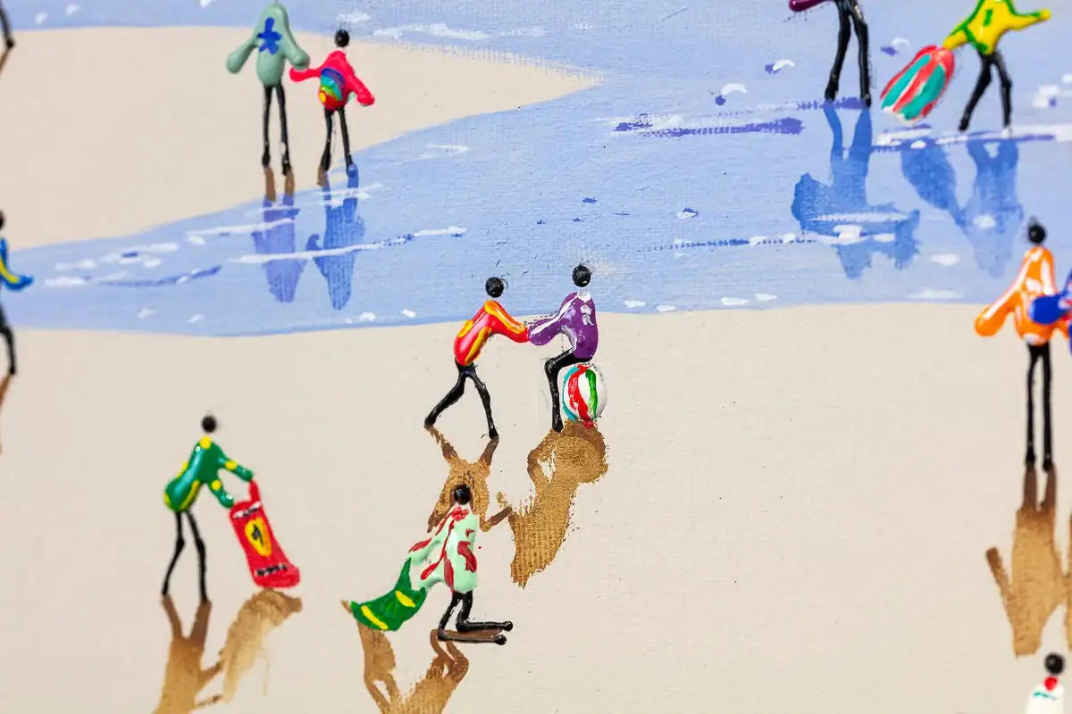 Sunset Worshippers - Original - SOLD by artist Paola Cassais - Wyecliffe Galleries