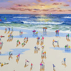 Sunset Worshippers - Original - SOLD by artist Paola Cassais - Wyecliffe Galleries