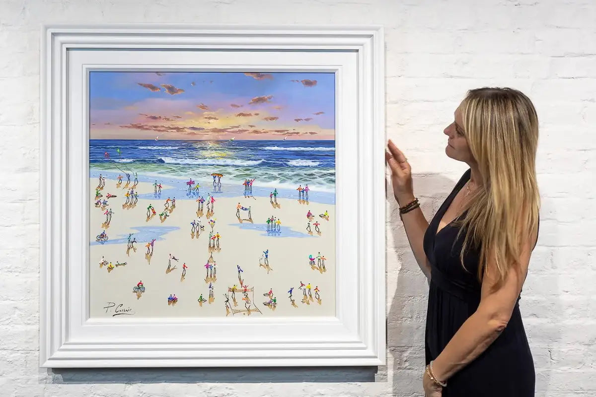 Sunset Worshippers - Original - SOLD by artist Paola Cassais - Wyecliffe Galleries