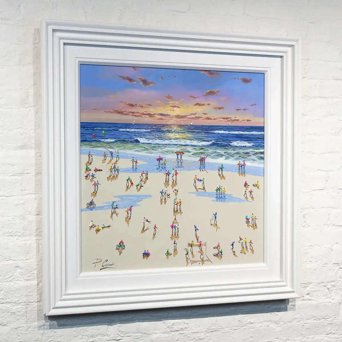 Sunset Worshippers - Original - SOLD by artist Paola Cassais - Wyecliffe Galleries
