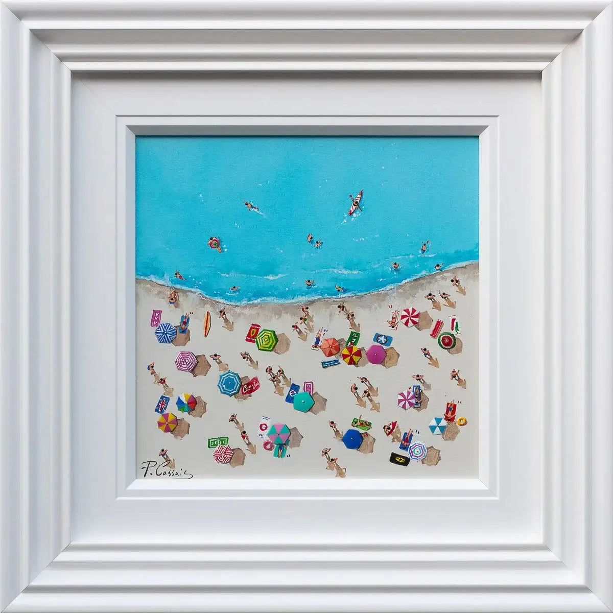 Surf and Sunshine - Original - SOLD by artist Paola Cassais - Wyecliffe Galleries