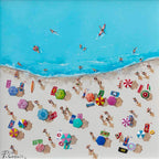 Surf and Sunshine - Original - SOLD by artist Paola Cassais - Wyecliffe Galleries