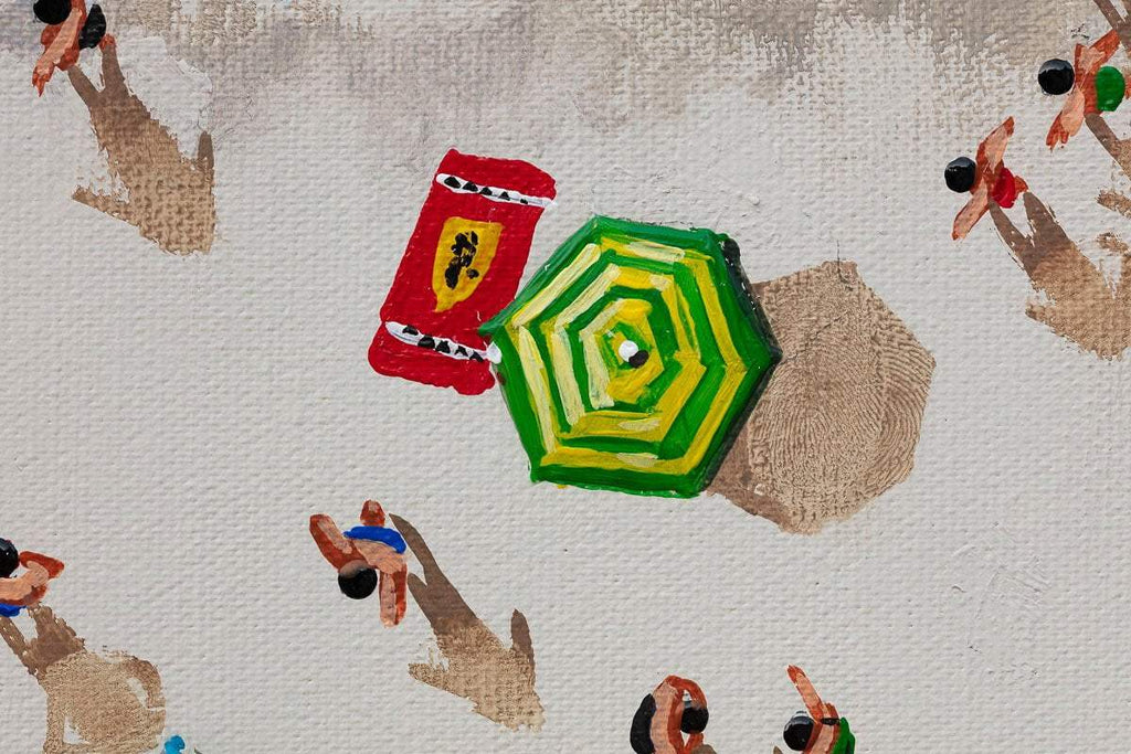 Surf and Sunshine - Original - SOLD by artist Paola Cassais - Wyecliffe Galleries