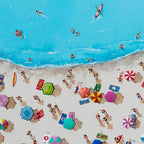 Surf and Sunshine - Original - SOLD by artist Paola Cassais - Wyecliffe Galleries