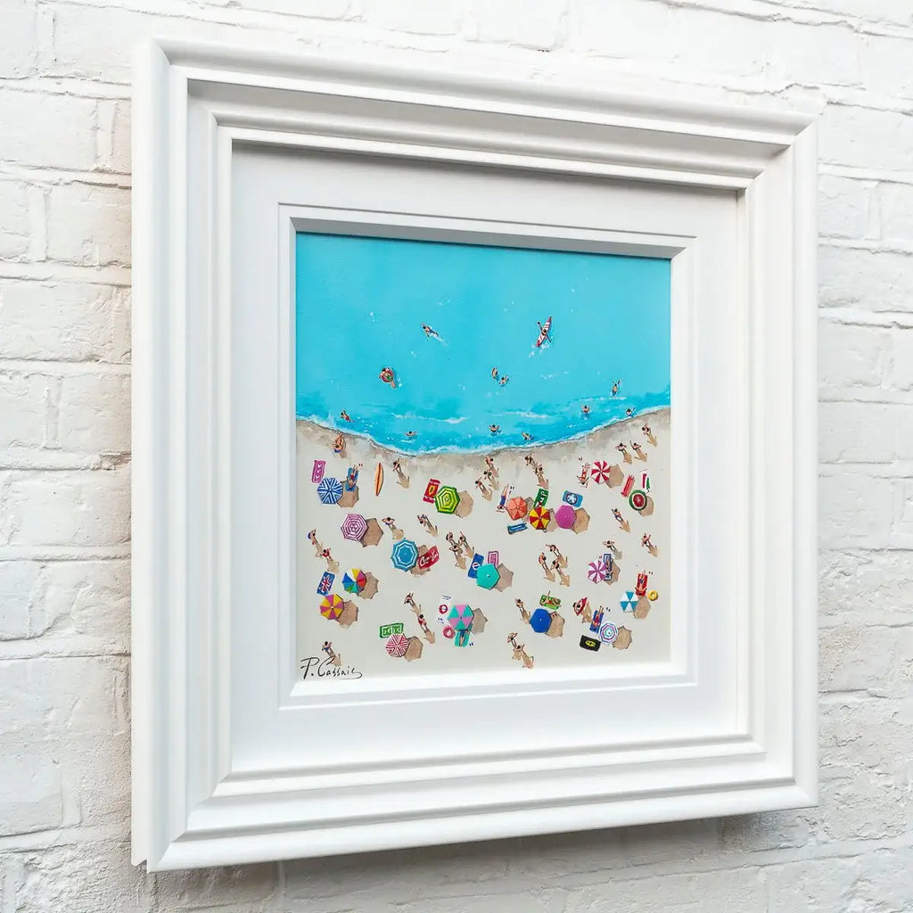 Surf and Sunshine - Original - SOLD by artist Paola Cassais - Wyecliffe Galleries