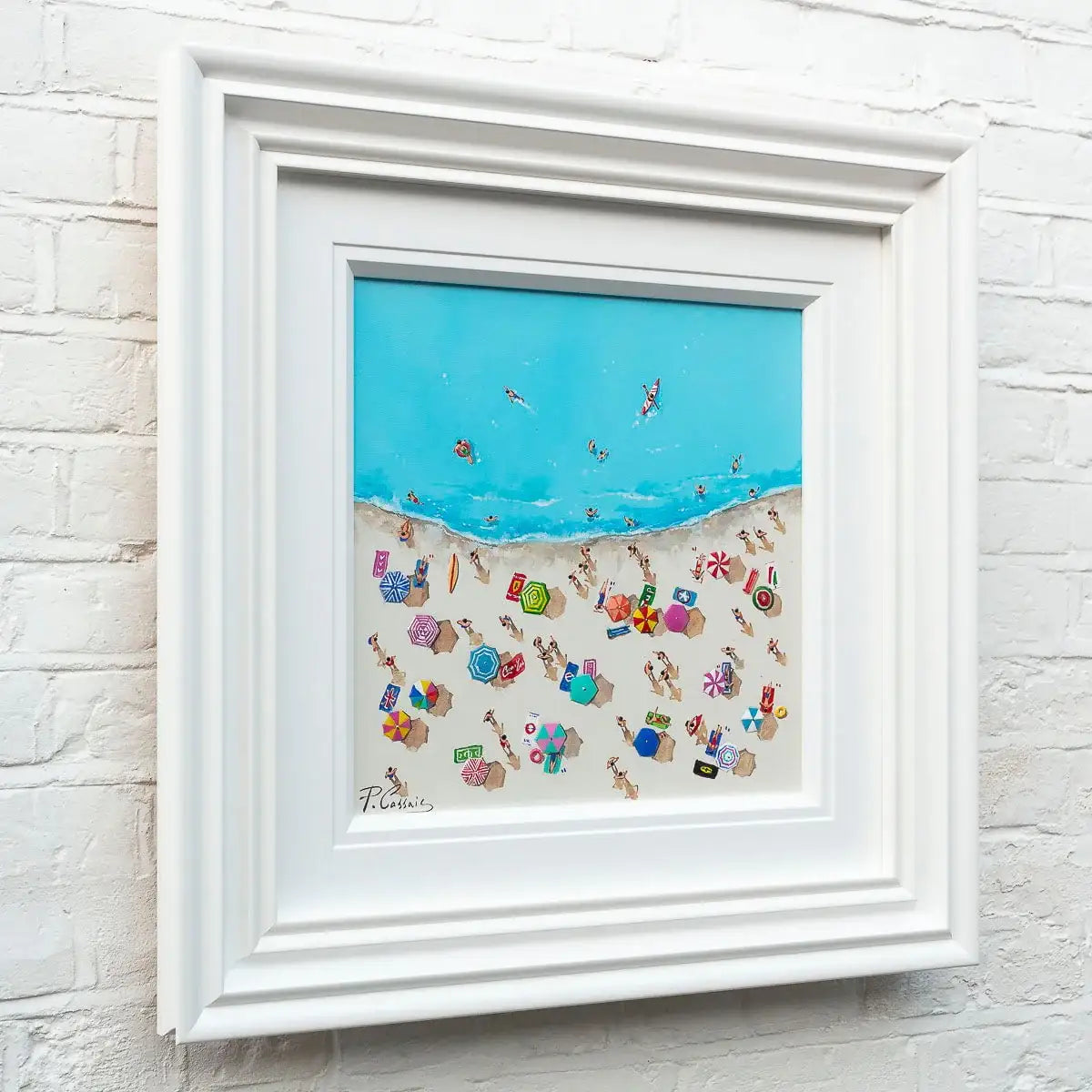 Surf and Sunshine - Original - SOLD by artist Paola Cassais - Wyecliffe Galleries