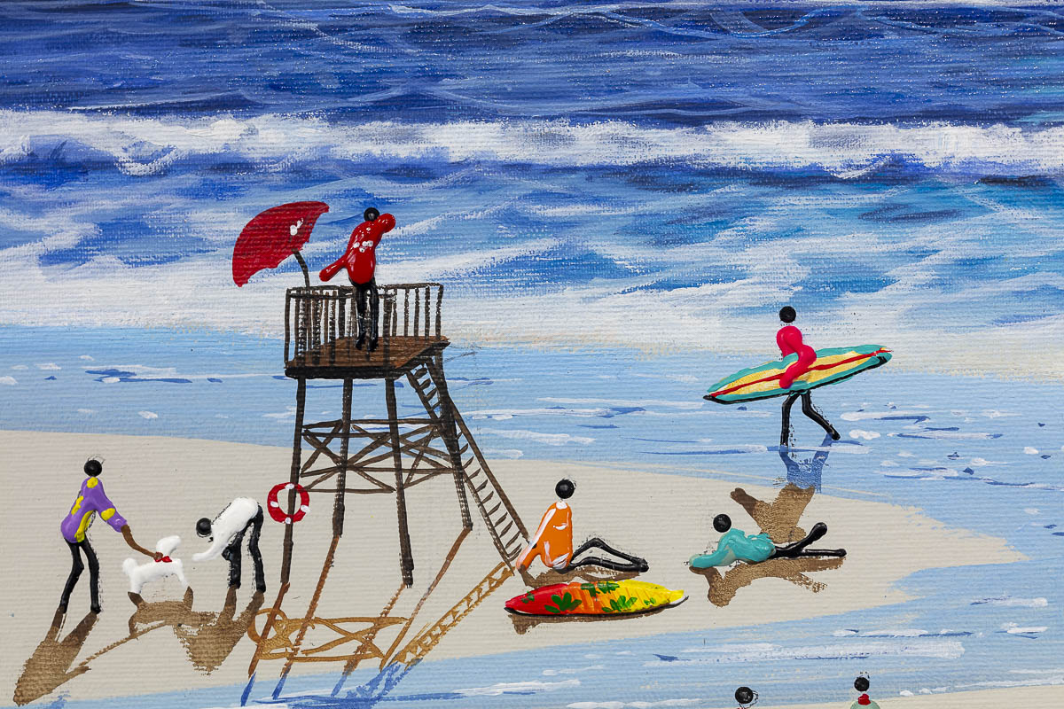 Surfing The Waves - Original - SOLD Paola Cassais Original