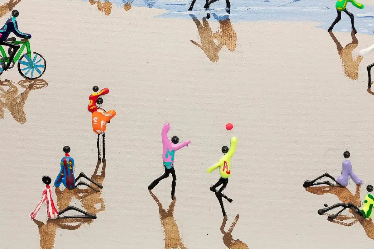 The Ocean's Roar Is Music To The Soul - Original - SOLD by artist Paola Cassais - Wyecliffe Galleries