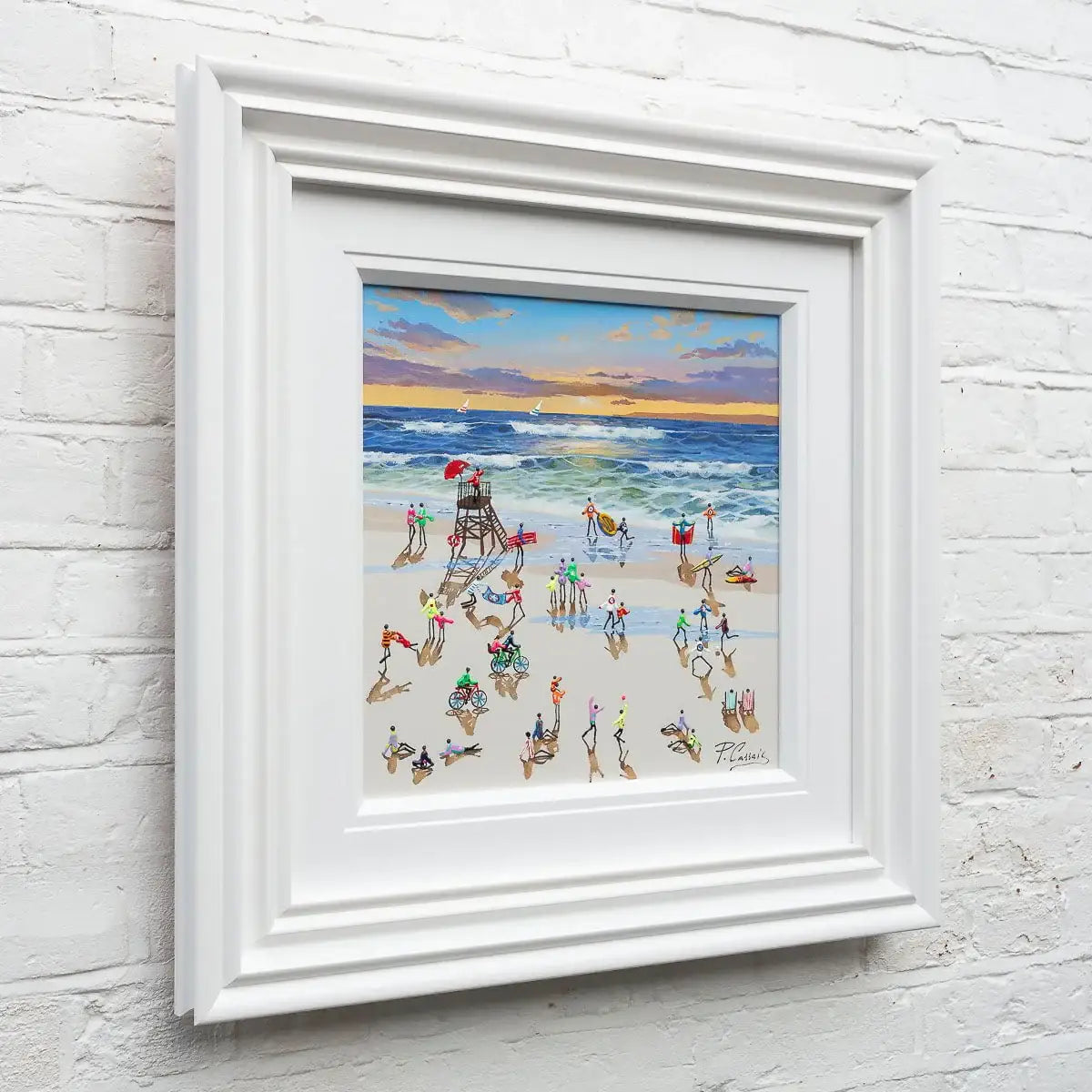 The Ocean's Roar Is Music To The Soul - Original - SOLD by artist Paola Cassais - Wyecliffe Galleries