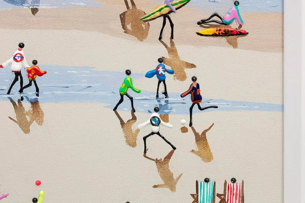 The Ocean's Roar Is Music To The Soul - Original - SOLD by artist Paola Cassais - Wyecliffe Galleries