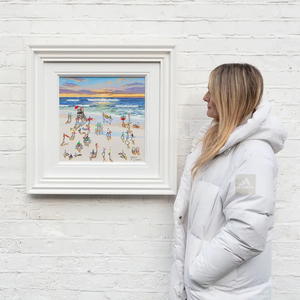 The Ocean's Roar Is Music To The Soul - Original - SOLD by artist Paola Cassais - Wyecliffe Galleries