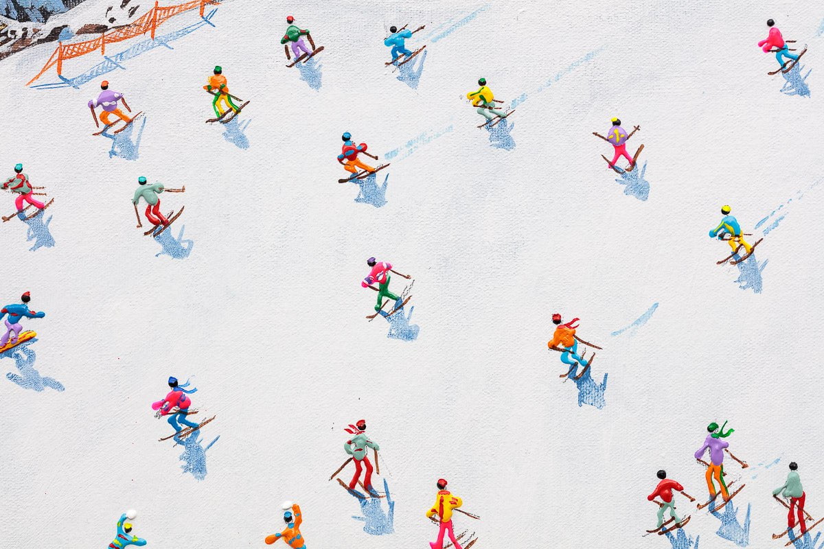 The Ski&#39;s The Limit - Original Paola Cassais Original