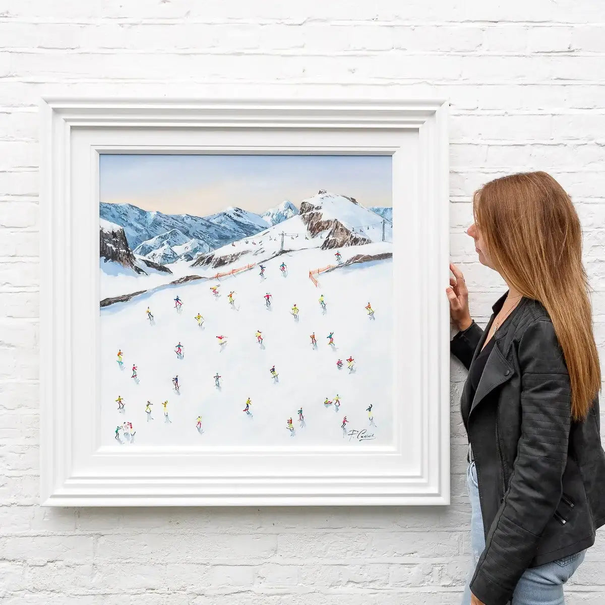 Ups and Downs - Original - SOLD by artist Paola Cassais - Wyecliffe Galleries