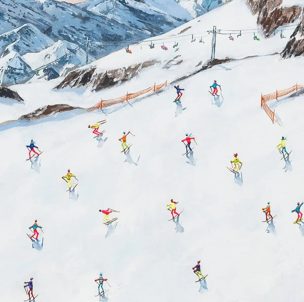 Ups and Downs - Original - SOLD by artist Paola Cassais - Wyecliffe Galleries