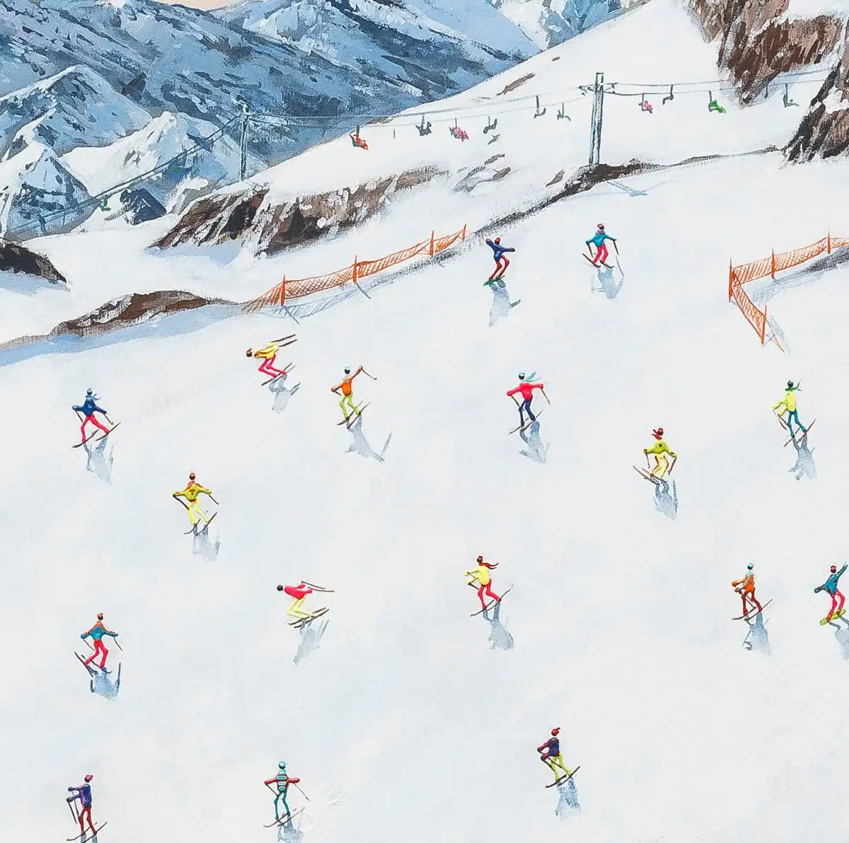 Ups and Downs - Original - SOLD by artist Paola Cassais - Wyecliffe Galleries