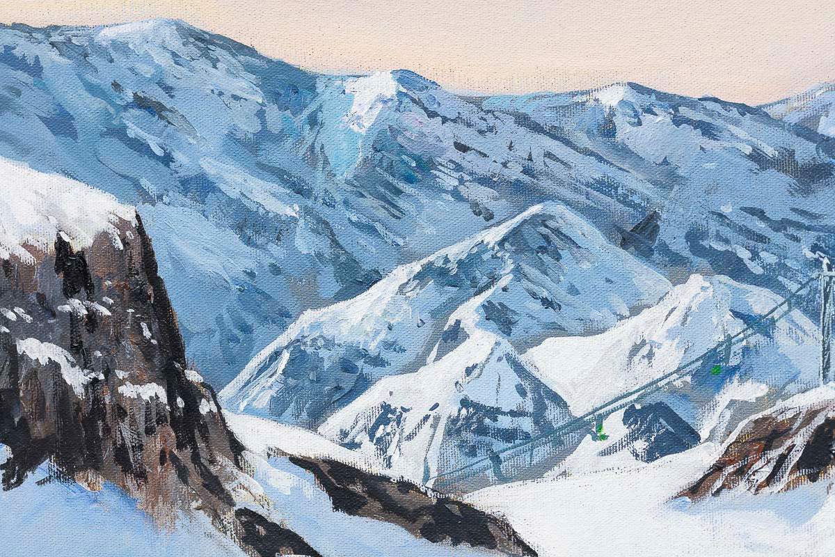 Ups and Downs - Original - SOLD by artist Paola Cassais - Wyecliffe Galleries