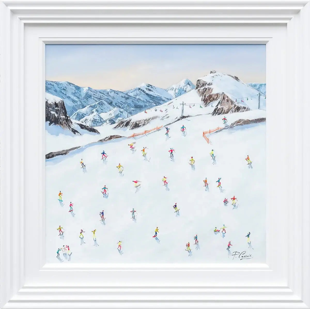 Ups and Downs - Original - SOLD by artist Paola Cassais - Wyecliffe Galleries