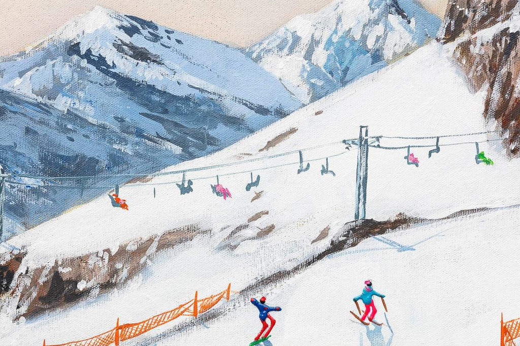 Ups and Downs - Original - SOLD by artist Paola Cassais - Wyecliffe Galleries