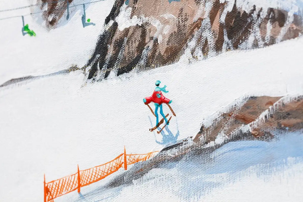 Ups and Downs - Original - SOLD by artist Paola Cassais - Wyecliffe Galleries