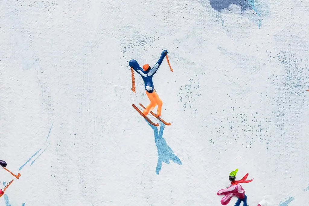 Winter Fun - Original by artist Paola Cassais - Wyecliffe Galleries