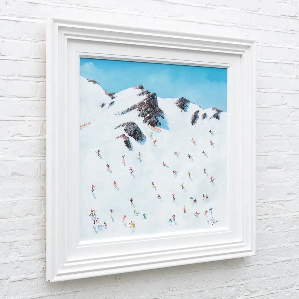 Winter Fun - Original by artist Paola Cassais - Wyecliffe Galleries
