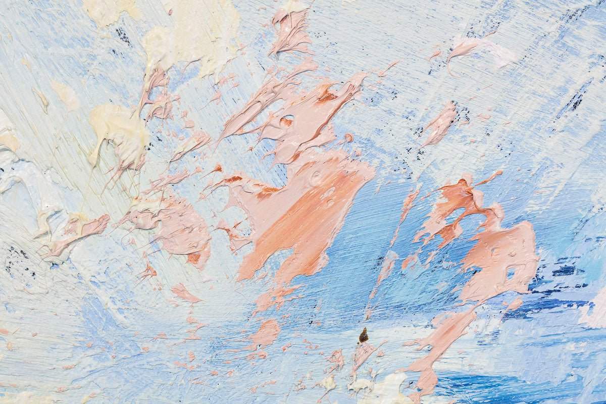 Coral Surf - Original - SOLD by artist Paul Treasure - Wyecliffe Galleries